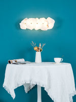 Alaeila Floral Cluster Alabaster Wall Light - Lamp Outdoor