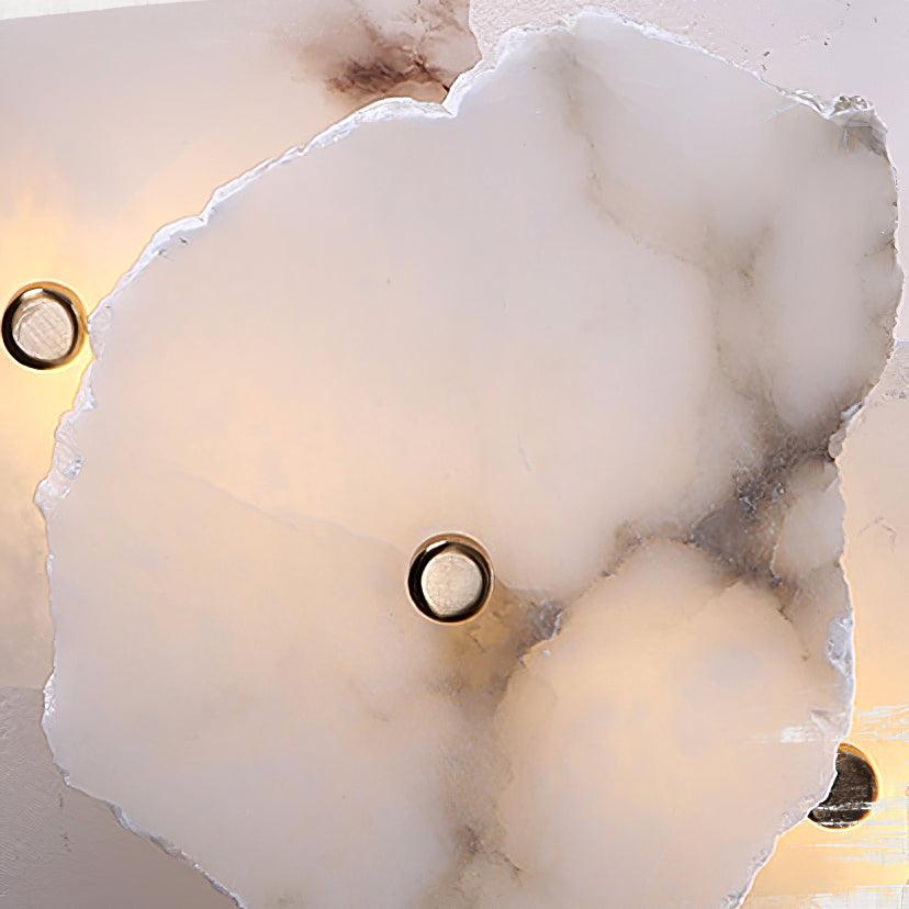Alaeila Floral Cluster Alabaster Wall Light - Lamp Outdoor