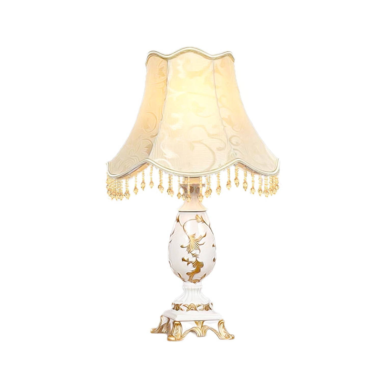 Petunia Contemporary Resin Table Lamp