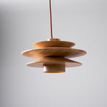 Cascade Wooden Disc Pendant Lamp - Lamp Outdoor
