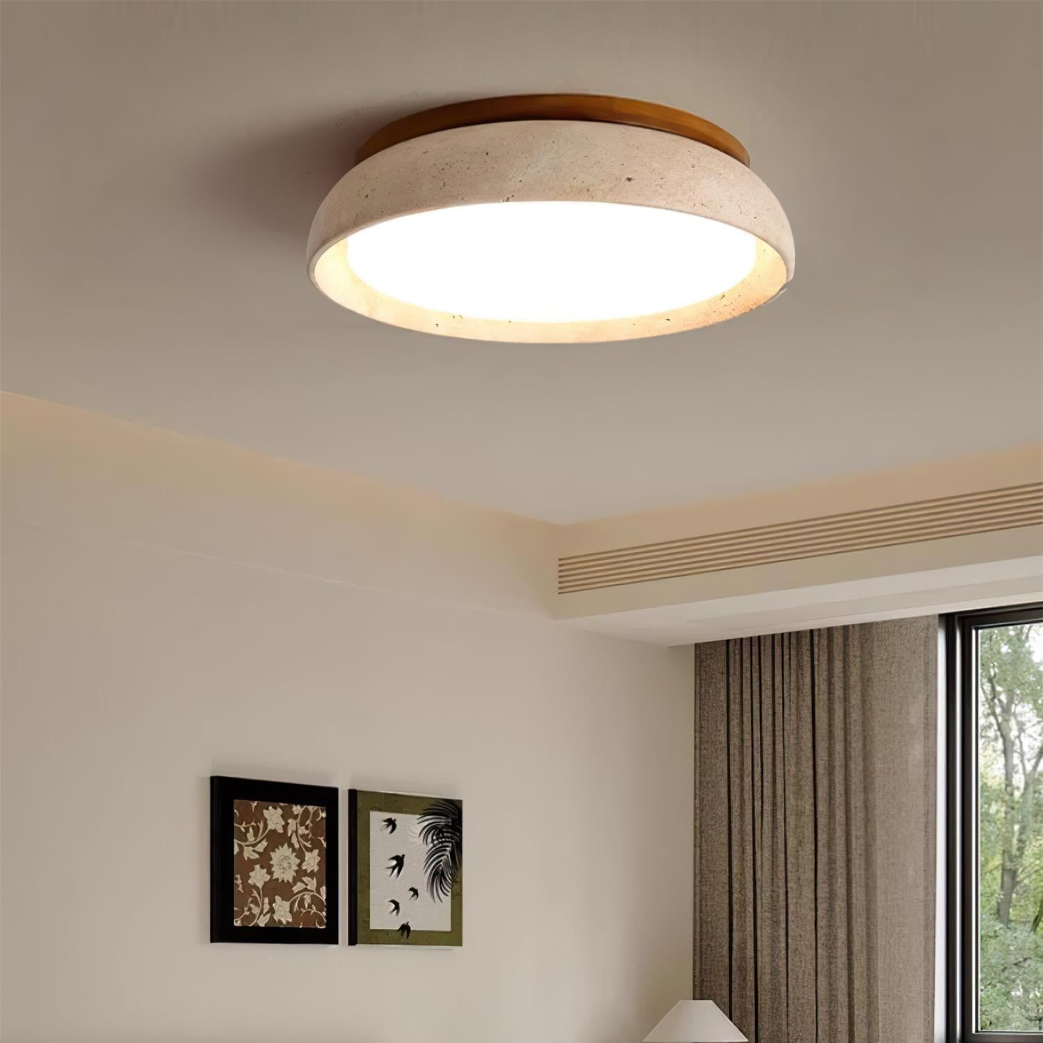 Kloris Ceiling Light Piedra Travertine - Lamp Outdoor