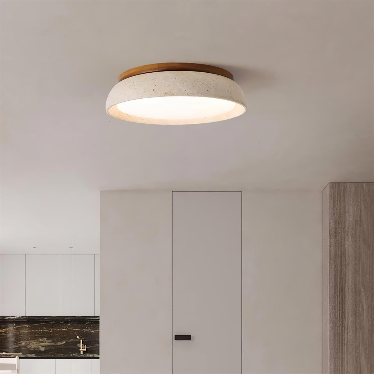 Kloris Ceiling Light Piedra Travertine - Lamp Outdoor