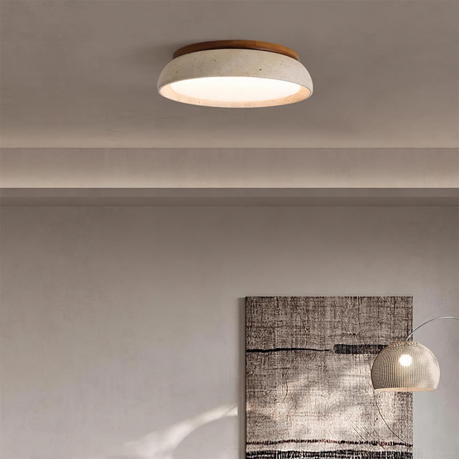Kloris Ceiling Light Piedra Travertine - Lamp Outdoor