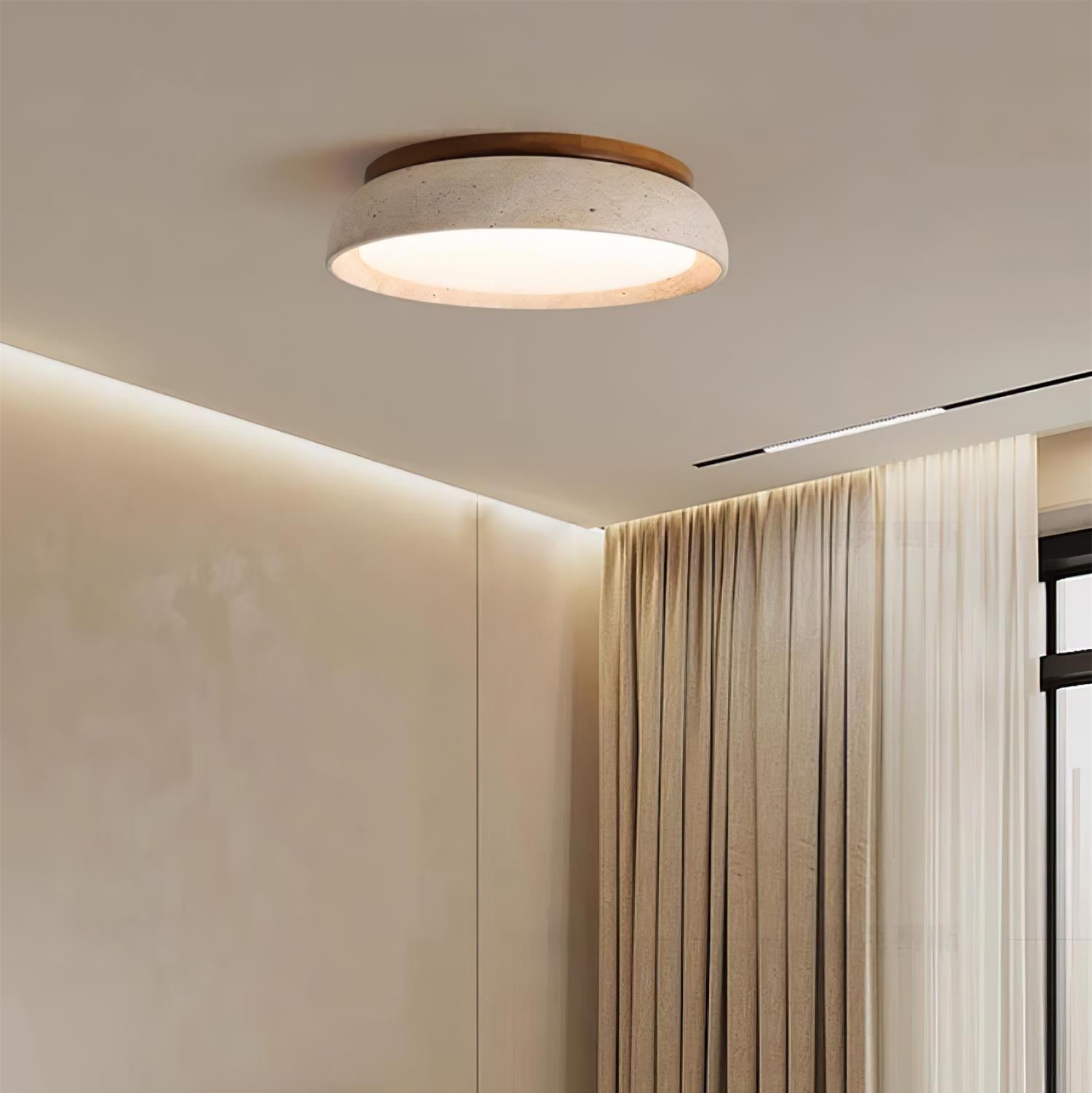 Kloris Ceiling Light Piedra Travertine - Lamp Outdoor