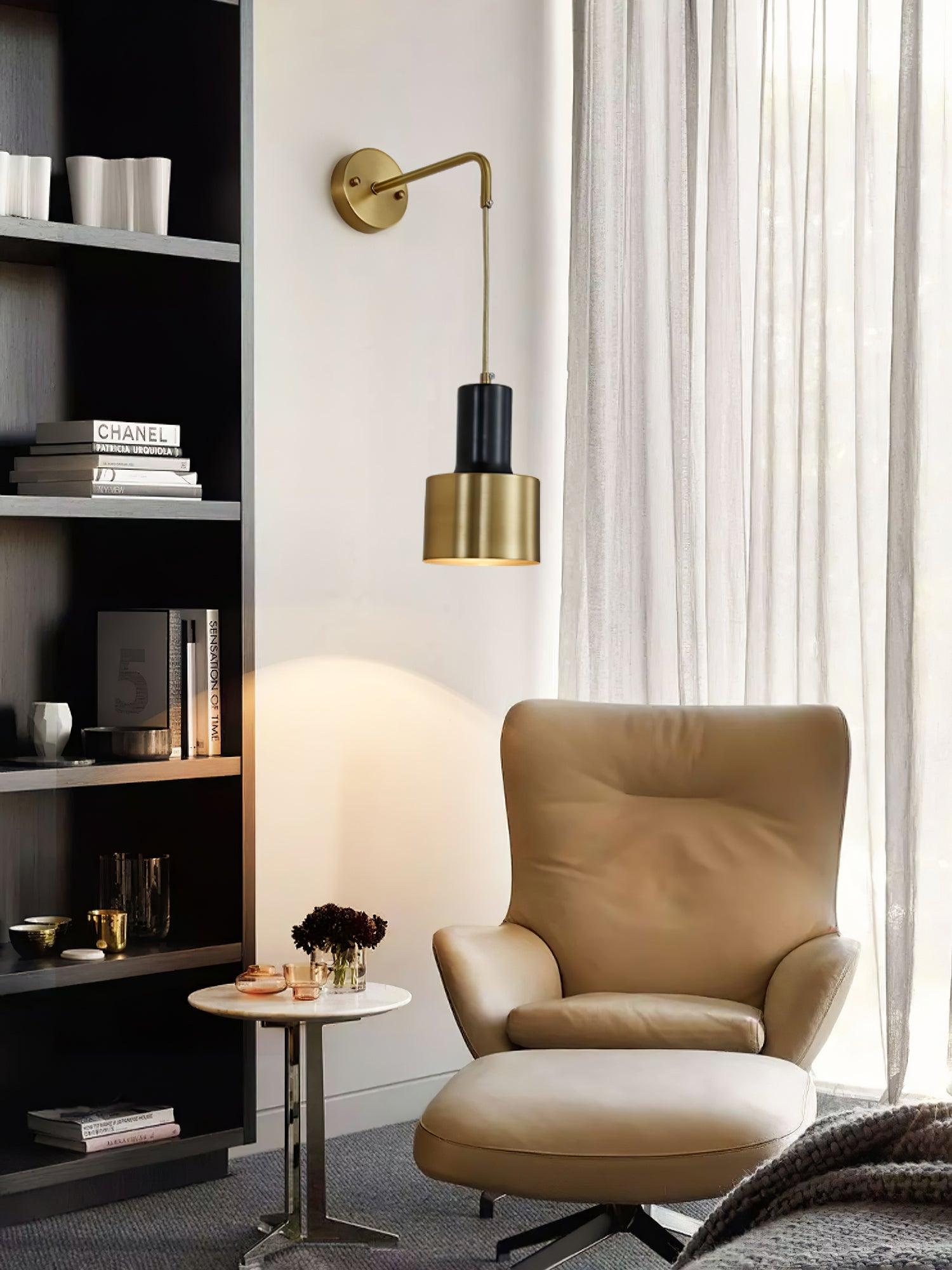 Ezra Minimalist Metal Wall Lamp - Lamp Outdoor