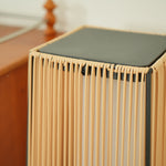 Plastic Rattan Outdoor Post Light - Lamp Outdoor