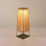 Plastic Rattan Outdoor Post Light - Lamp Outdoor