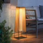 Plastic Rattan Outdoor Post Light - Lamp Outdoor