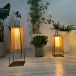 Plastic Rattan Outdoor Post Light - Lamp Outdoor
