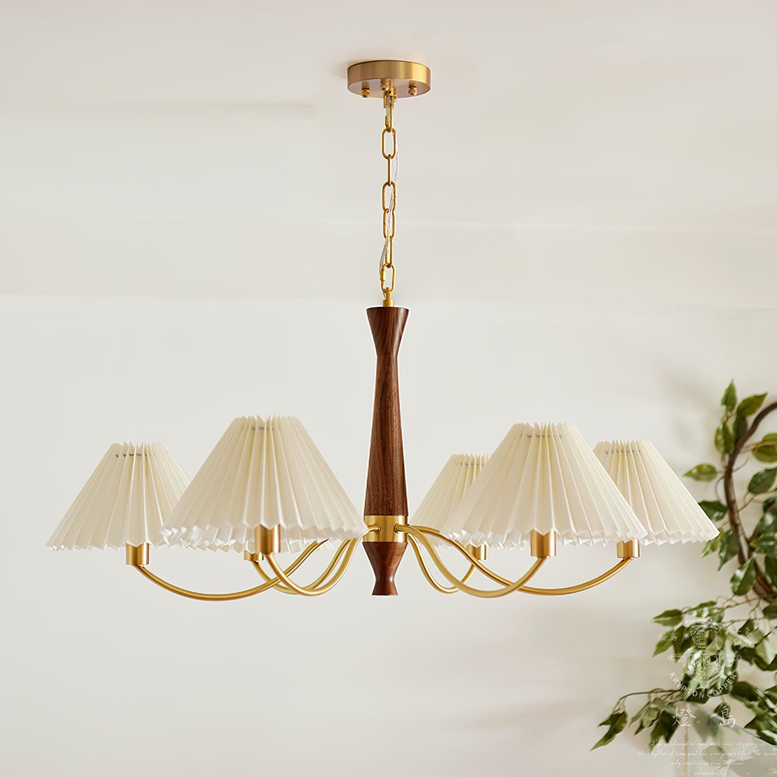 Pleated Chandelier - Lamp Outdoor
