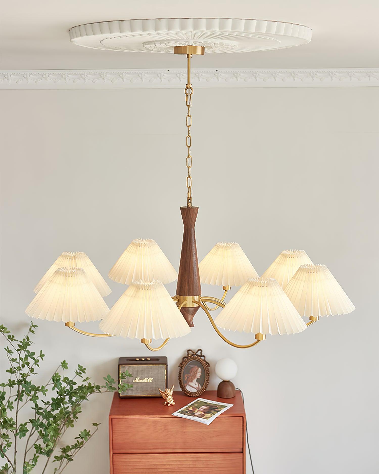 Pleated Chandelier - Lamp Outdoor