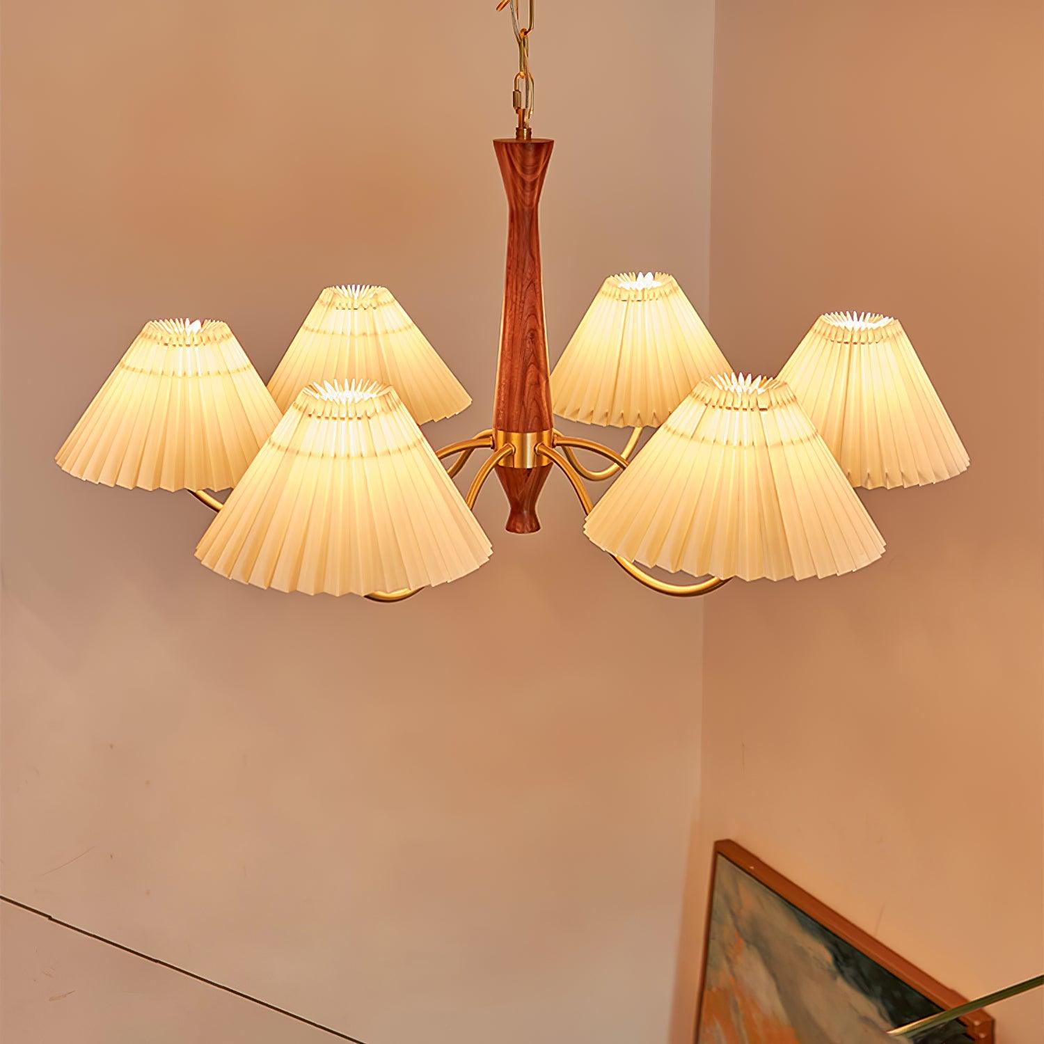 Pleated Chandelier - Lamp Outdoor