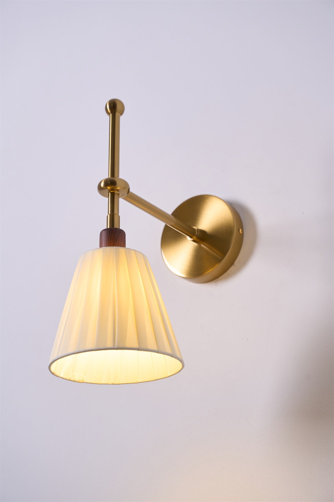 Pleated Fabric Wall Lamp - Lamp Outdoor