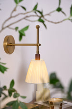 Pleated Fabric Wall Lamp - Lamp Outdoor
