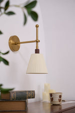 Pleated Fabric Wall Lamp - Lamp Outdoor
