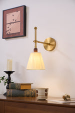 Pleated Fabric Wall Lamp - Lamp Outdoor
