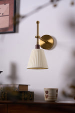 Pleated Fabric Wall Lamp - Lamp Outdoor
