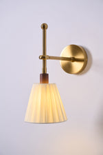 Pleated Fabric Wall Lamp - Lamp Outdoor