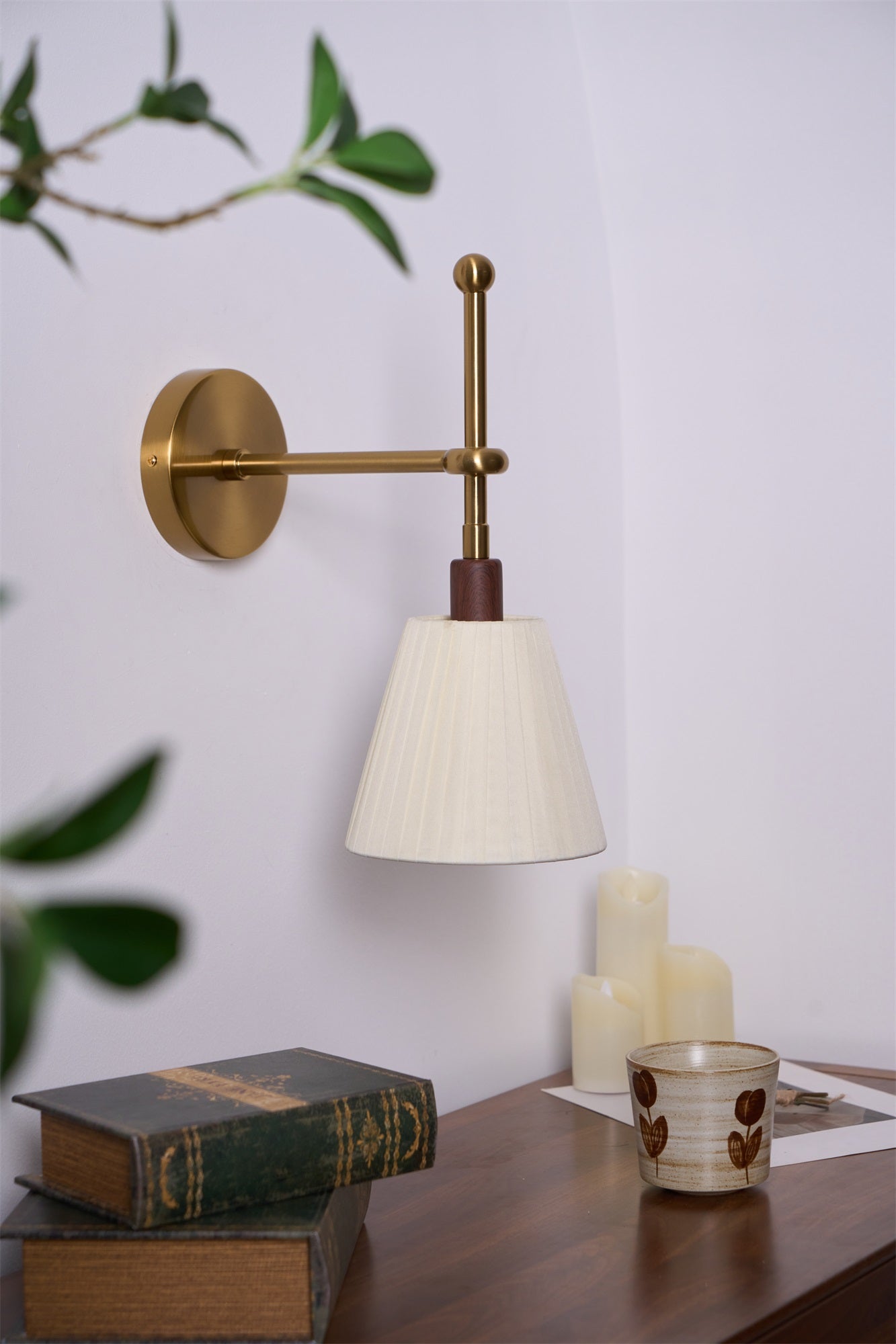Pleated Fabric Wall Lamp - Lamp Outdoor