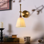 Pleated Fabric Wall Lamp - Lamp Outdoor