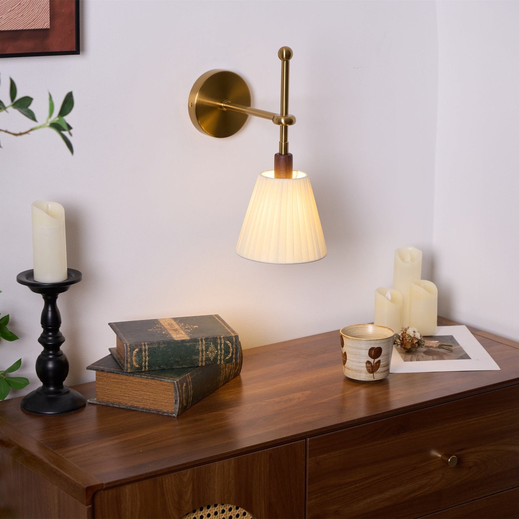 Pleated Fabric Wall Lamp - Lamp Outdoor