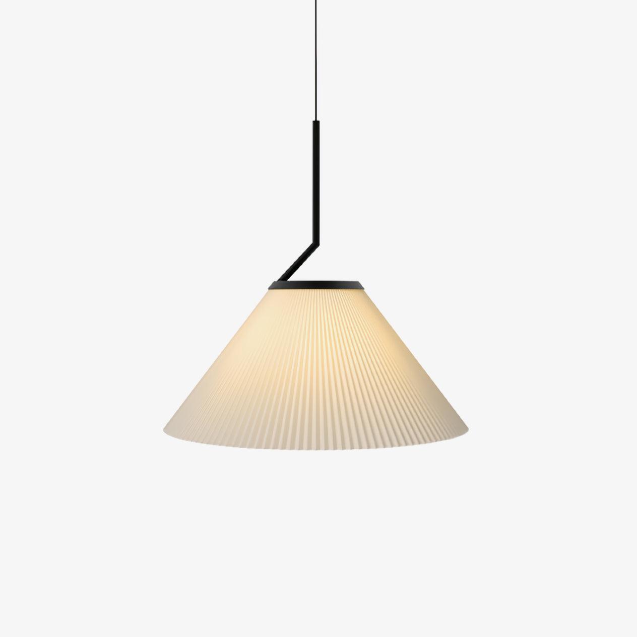 Zoravine Pleated Fabric Pendant Light - Lamp Outdoor