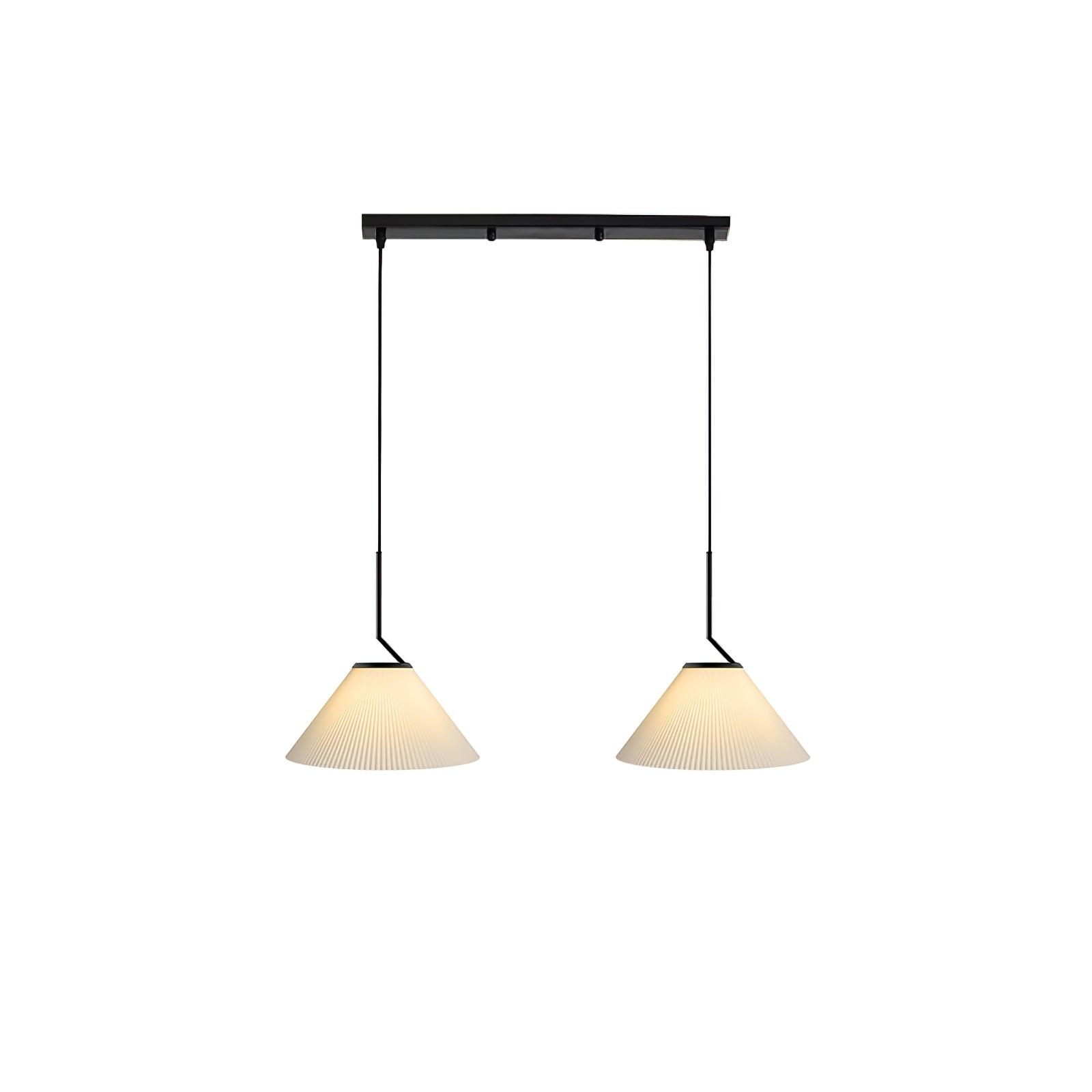Zoravine Pleated Fabric Pendant Light - Lamp Outdoor
