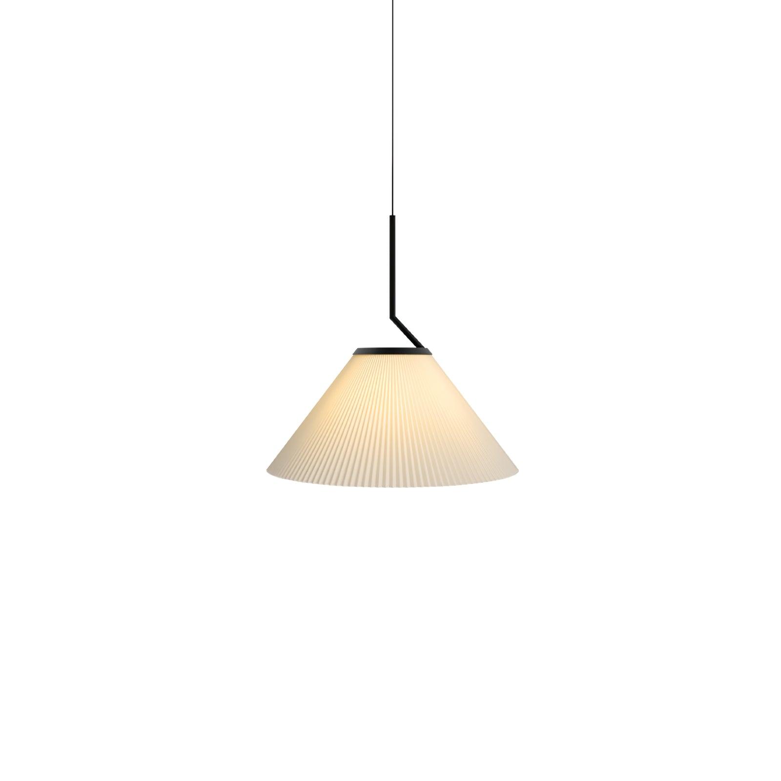 Zoravine Pleated Fabric Pendant Light - Lamp Outdoor