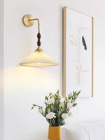 Pleated Wooden Wall Lamp - Lamp Outdoor