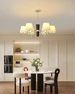 Aurora Chandelier Pleated Fabric Classic - Lamp Outdoor