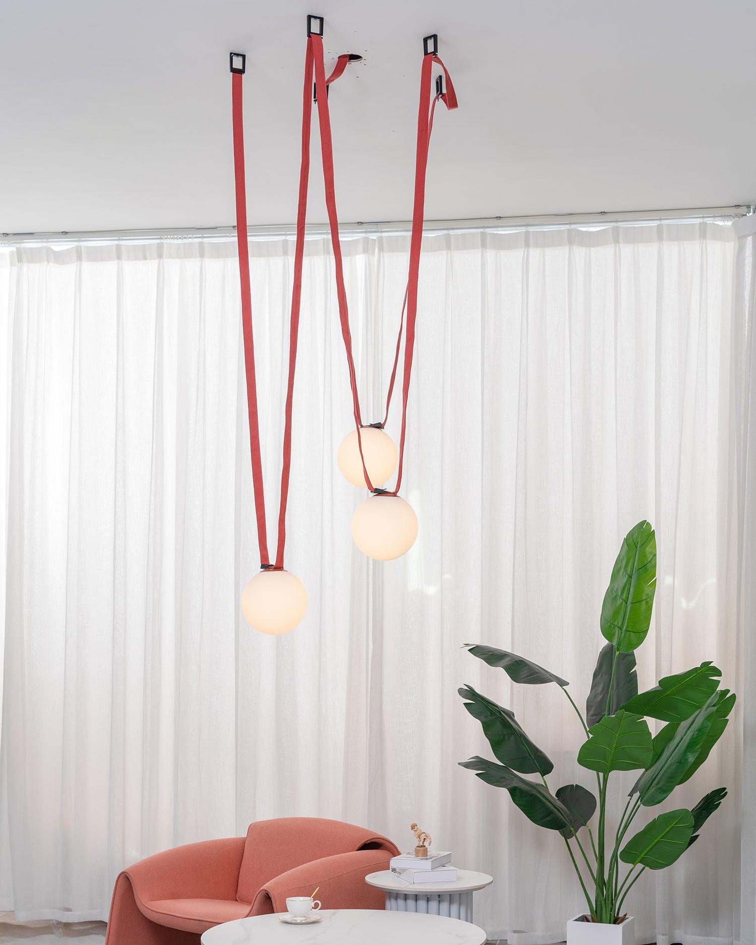 Multiple Belt Art Pendant Light - Lamp Outdoor