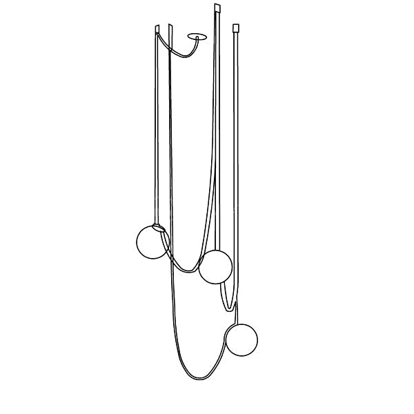 Multiple Belt Art Pendant Light - Lamp Outdoor