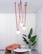Multiple Belt Art Pendant Light - Lamp Outdoor