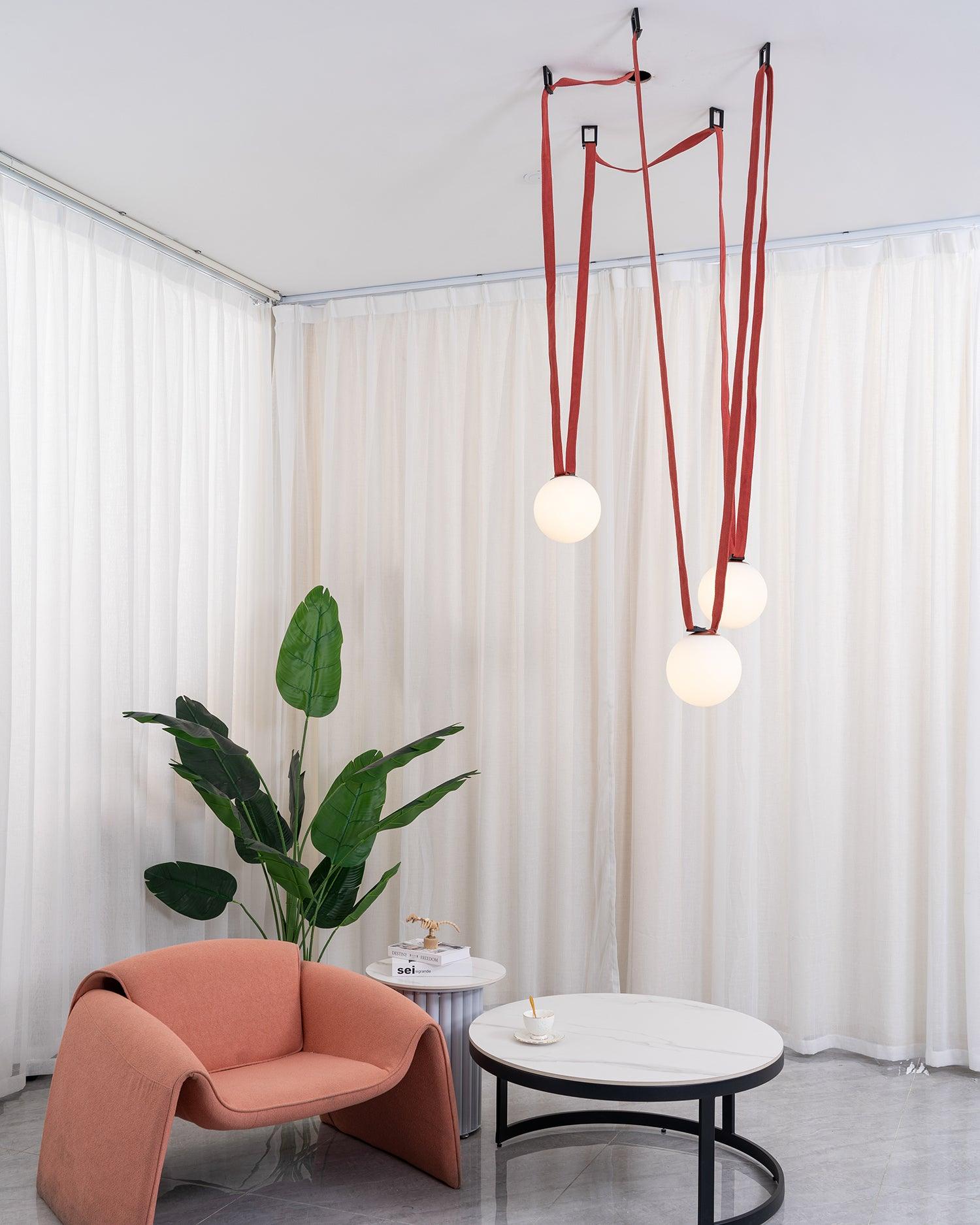Multiple Belt Art Pendant Light - Lamp Outdoor