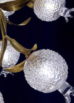 Aursorir Elegance Pomegranate Brass Metal Glass Ceiling Lamp - Lamp Outdoor