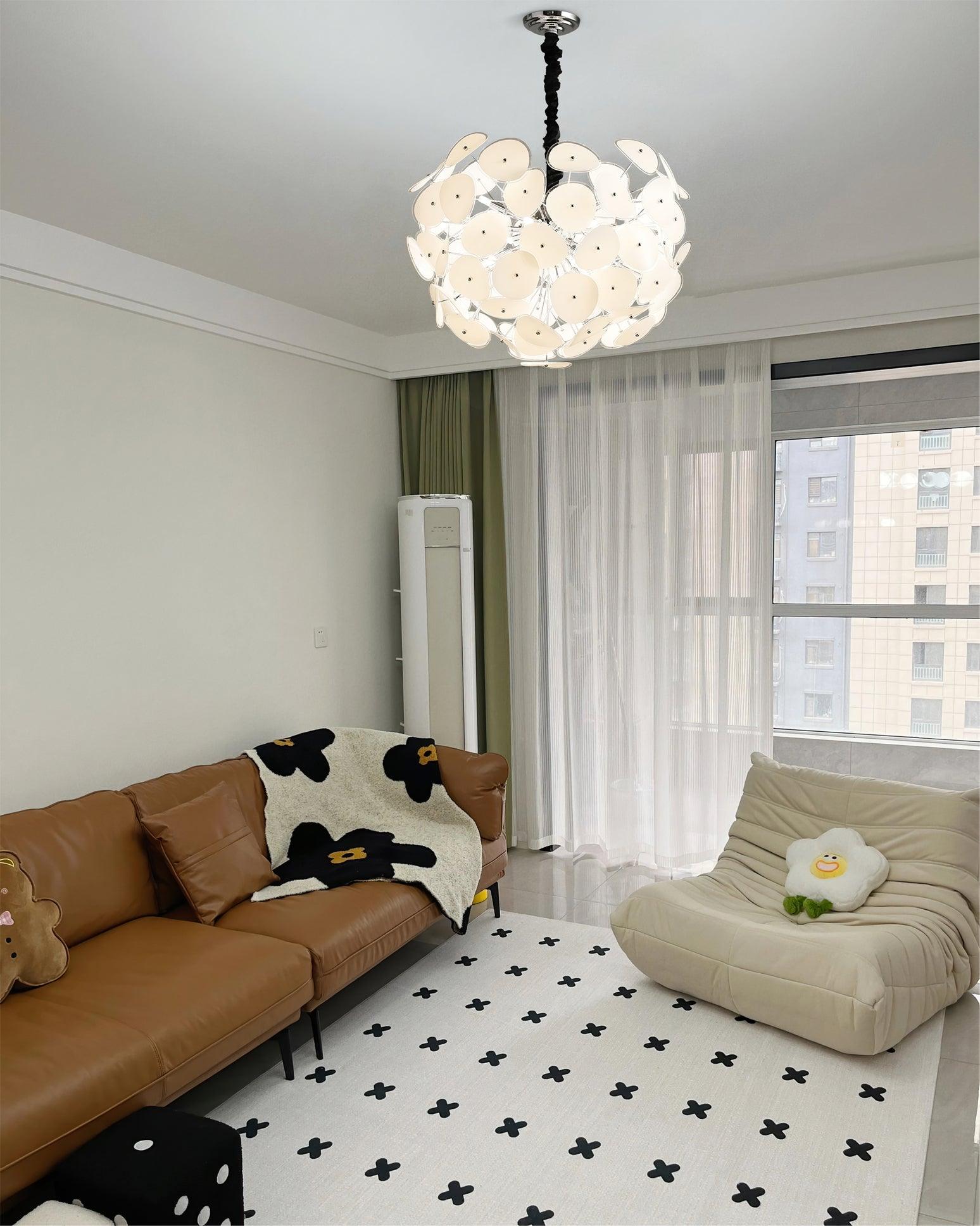 Poppy Glass Chandelier - Lamp Outdoor