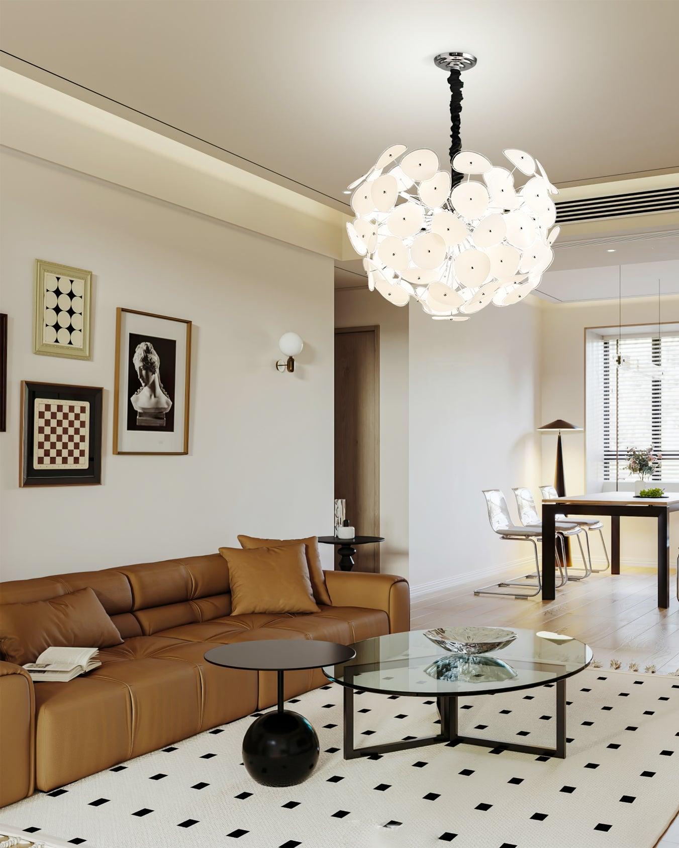 Poppy Glass Chandelier - Lamp Outdoor