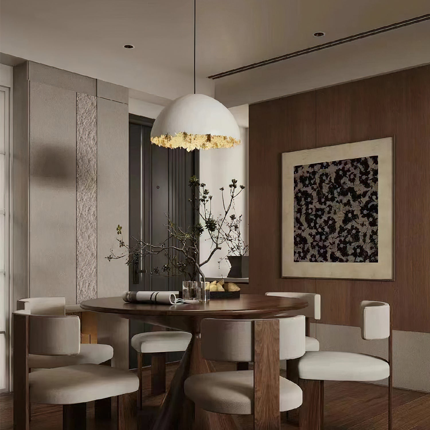 Viliriel Textured Fiberglass Pendant Light - Lamp Outdoor