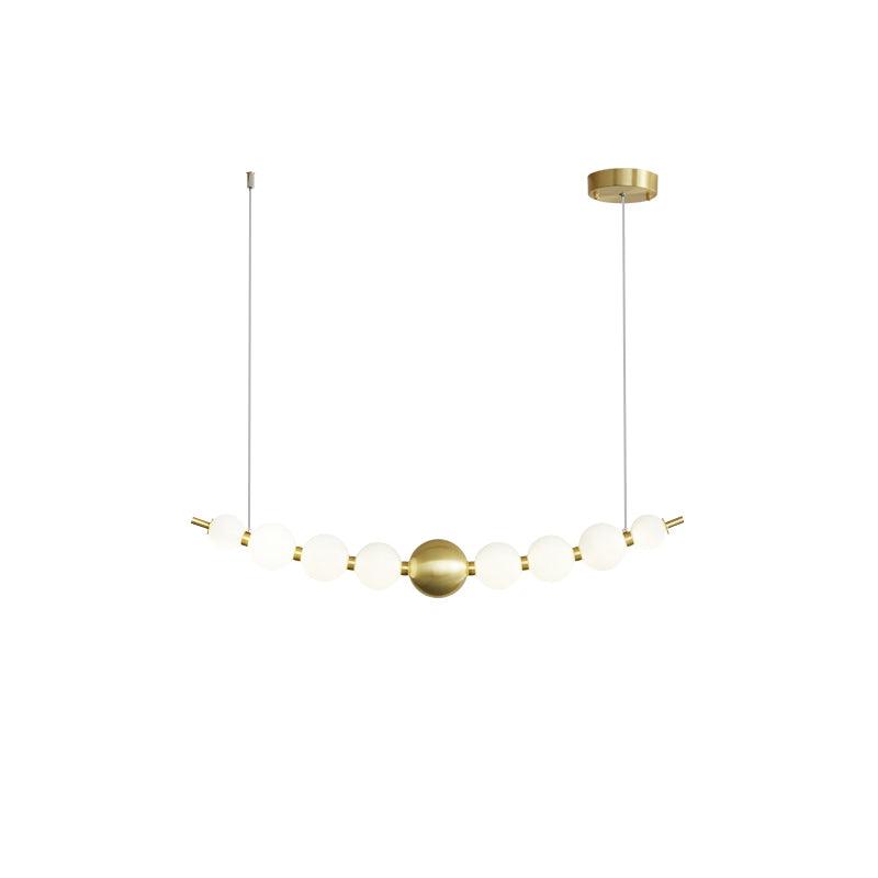 Linea Contemporary Brass Pendant Lamp - Lamp Outdoor
