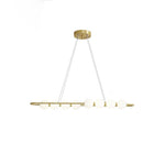 Linea Contemporary Brass Pendant Lamp - Lamp Outdoor