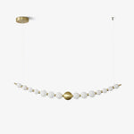 Linea Contemporary Brass Pendant Lamp - Lamp Outdoor