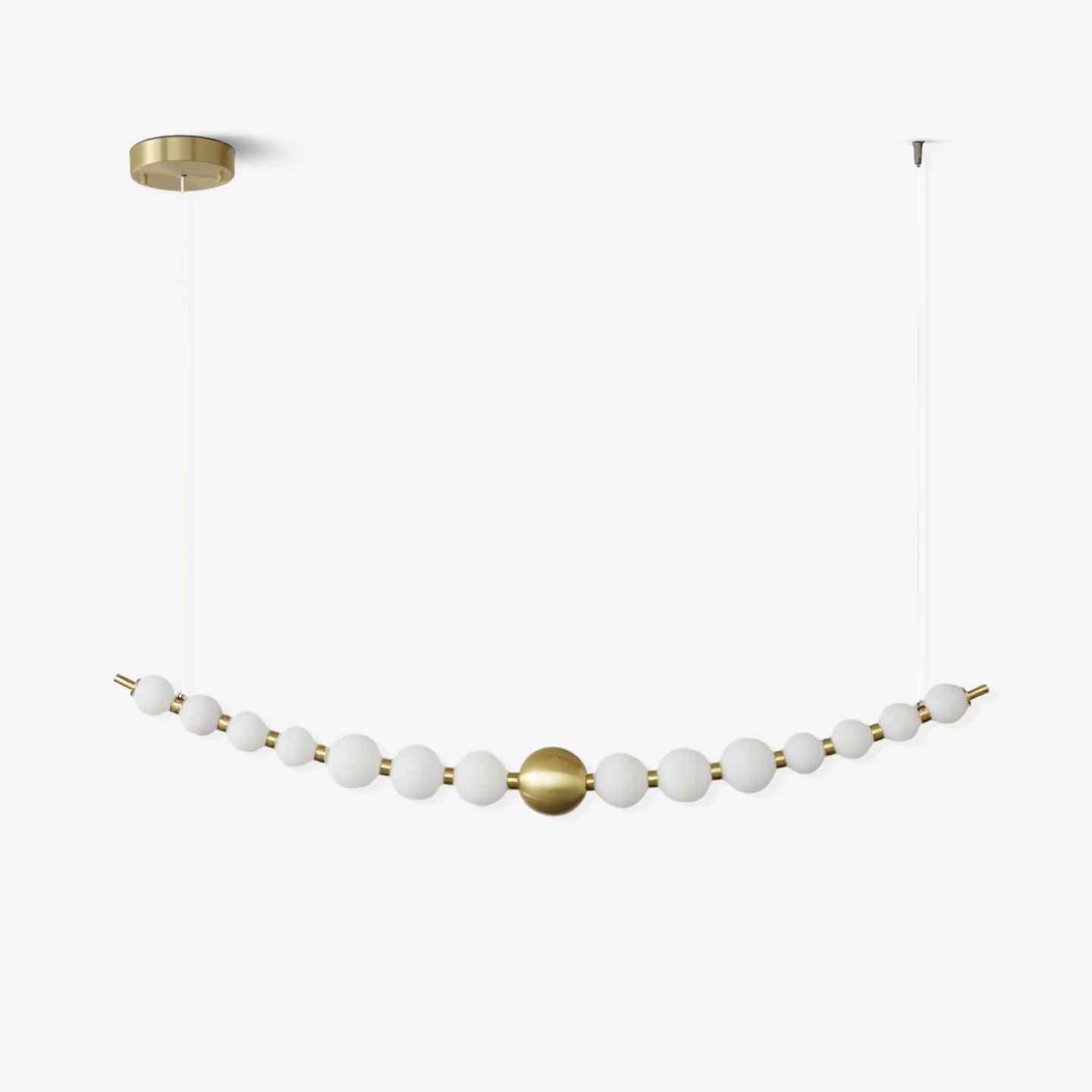 Linea Contemporary Brass Pendant Lamp - Lamp Outdoor