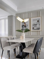 Linea Contemporary Brass Pendant Lamp - Lamp Outdoor