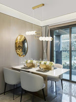 Linea Contemporary Brass Pendant Lamp - Lamp Outdoor