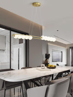 Linea Contemporary Brass Pendant Lamp - Lamp Outdoor