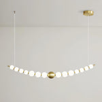 Linea Contemporary Brass Pendant Lamp - Lamp Outdoor