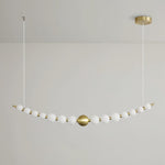 Linea Contemporary Brass Pendant Lamp - Lamp Outdoor