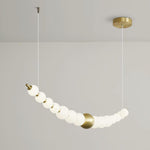 Linea Contemporary Brass Pendant Lamp - Lamp Outdoor