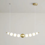 Linea Contemporary Brass Pendant Lamp - Lamp Outdoor