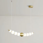 Linea Contemporary Brass Pendant Lamp - Lamp Outdoor